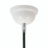 Plafondkap van geglazuurd keramiek — Ø 75 mm / Wit
