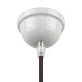 Plafondkap van geglazuurd keramiek — Ø 75 mm / Craquelé-look