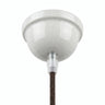 Plafondkap van geglazuurd keramiek — Ø 75 mm / Craquelé-look