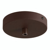 Cilindrische plafondkap van metaal, Ø 120 mm — Cilindrisch metaal / Roest