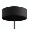 Siliconen plafondkap voor buiten IP65, Ø 125 mm — Zwart