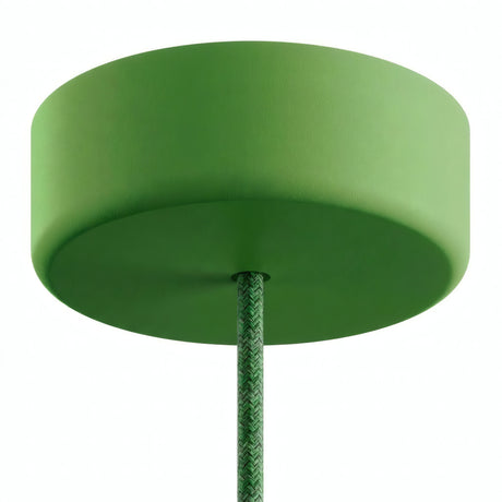 Siliconen plafondkap voor buiten IP65, Ø 125 mm — Grasgroen