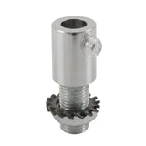 Cilindrische metalen trekontlasting M10x1, moer en ring