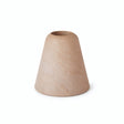Conische lampvoet van elzenhout voor E27-fitting — Naturel hout