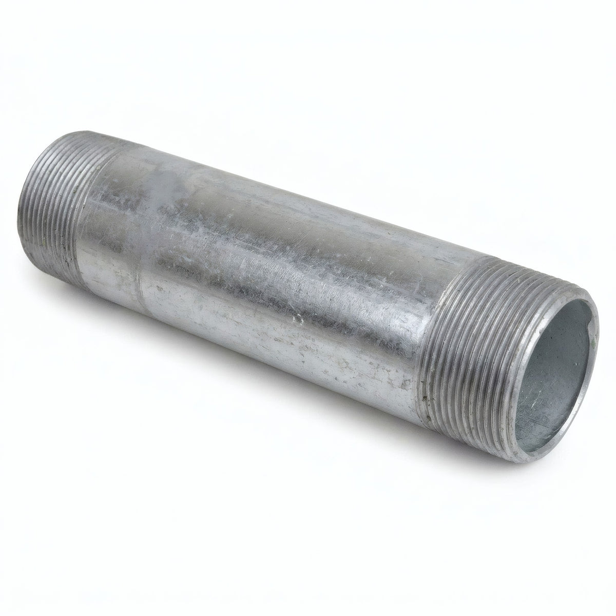 Tube 1''1/2 - 40x49mm acier galvanisé - fileté - photo produit fond blanc 6