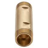 Mannelijke-mannelijke wachtbuis voor watermeter van messing CW617N BSP - zijaanzicht