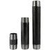 Buis 3/4" zwart staal met schroefdraad