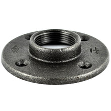 platine en fonte noire pour tube 42mm