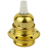 Lamphouder E27 met schroefdraad messing