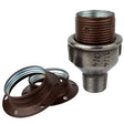 set lamphouder E27 roest op fitting 3/4''