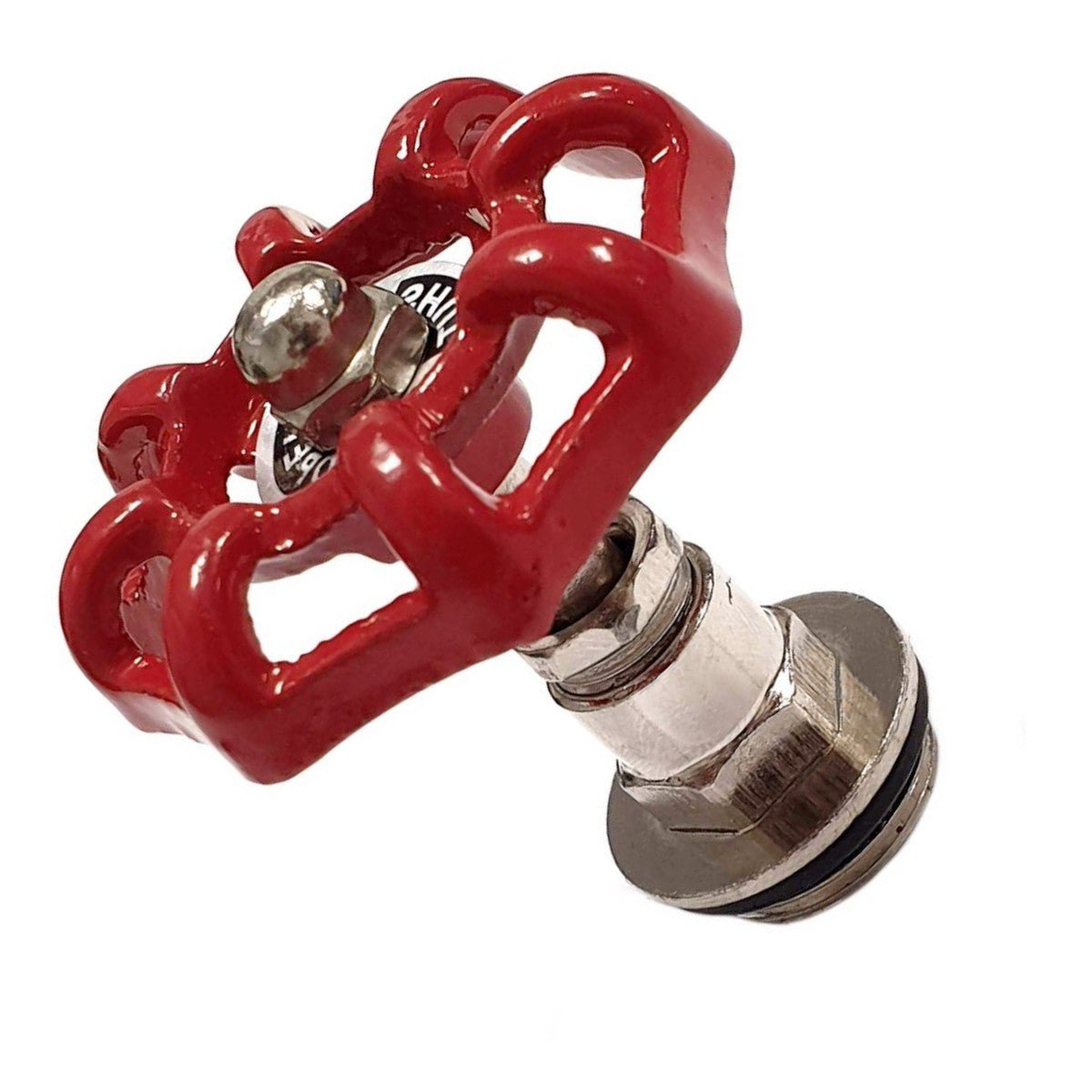 Afsluiter rood handwiel