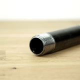 maatwerk zwarte stalen buis met schroefdraad 15x21mm 15/21mm 1/2'' inch